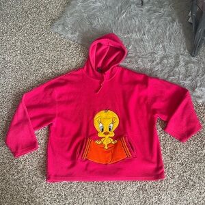 Warner Brothers Pink Tweety Bird Hoodie